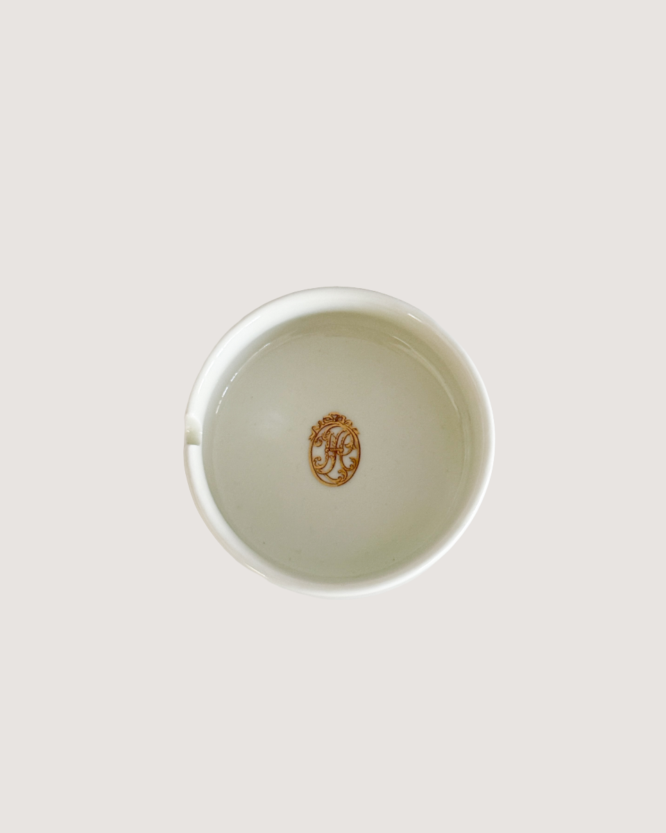 Christian Dior White & Blue Floral Cup & Saucer Tea Set — sororité.